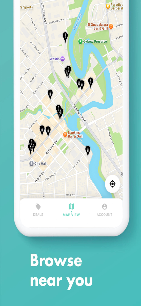 Priority Wine Pass - Priority Wine Pass map view showing nearby winery locations and tasting rooms