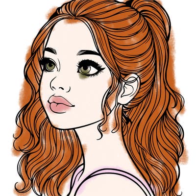 beautiful realistic girl