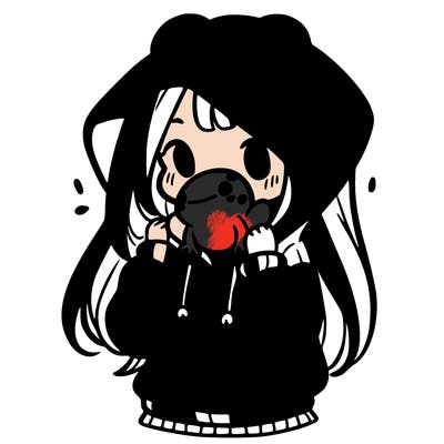 a girl holding a froggy hoodie