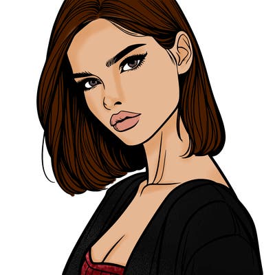 fashion model female one realistic posing