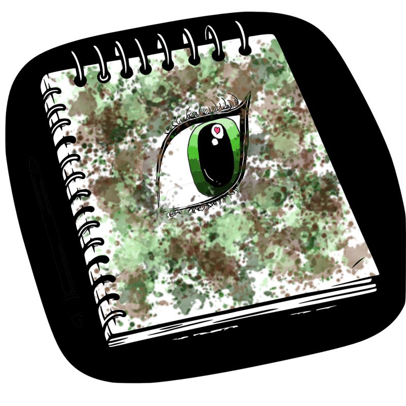 a blank sketch pad