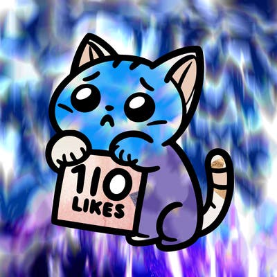 a cat begging for 10 likes