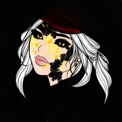 realistic beautiful girl with backward cap
