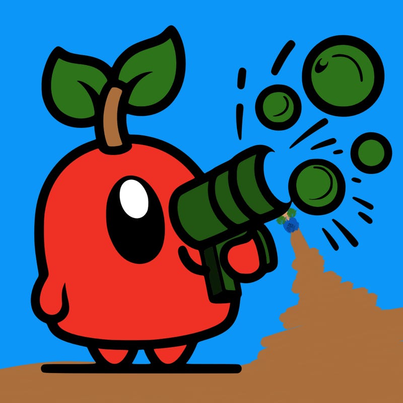 plants vs. zombies pea shooter.