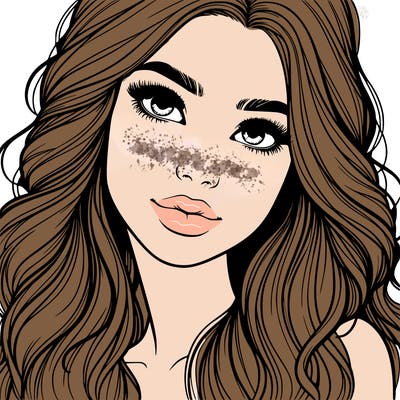 beautiful realistic girl