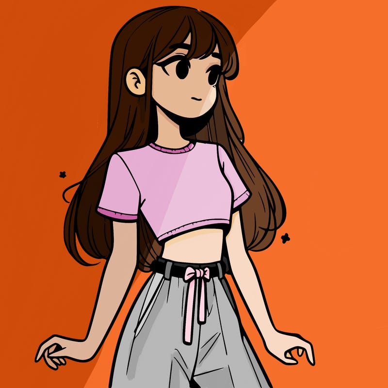 girl in a cute crop top