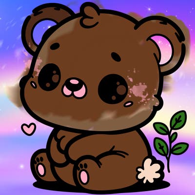 cute little baby bear