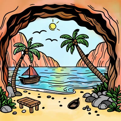 beach cave