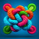 Untangle Twisted Rope Game