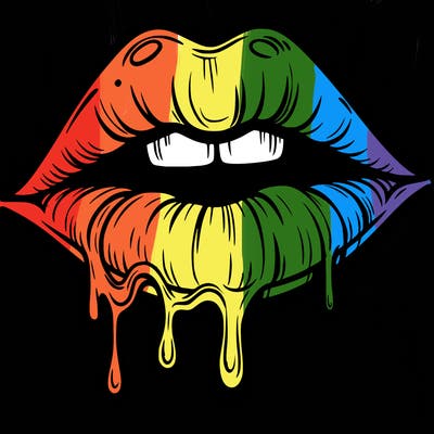 lips that look realistic and drip