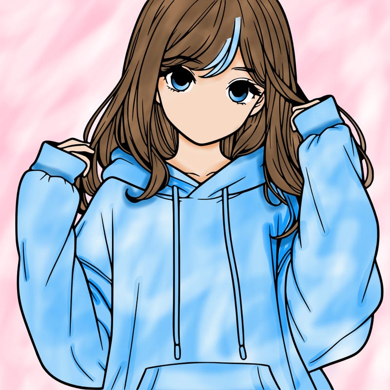 girl that is realistic with a sweatshirt