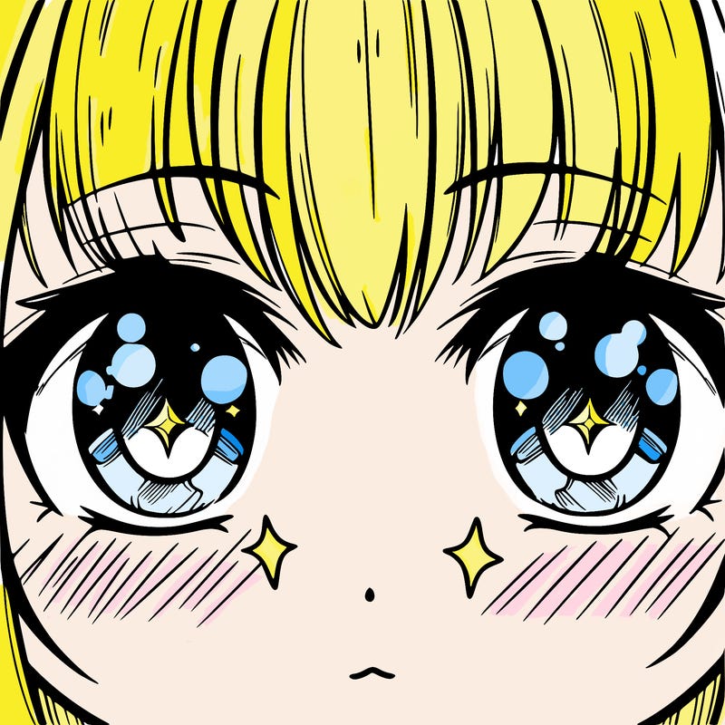 cute manga eyes