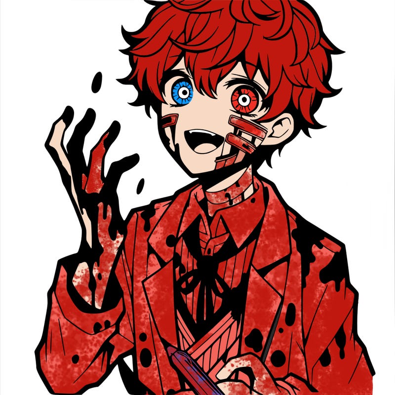 horror, yandre anime, blood