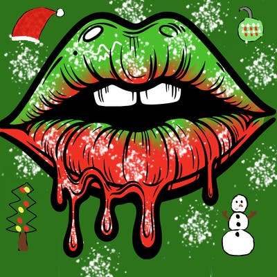 lips that look realistic and drip