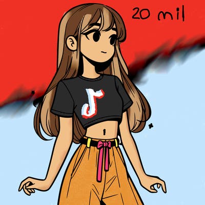 girl in a cute crop top