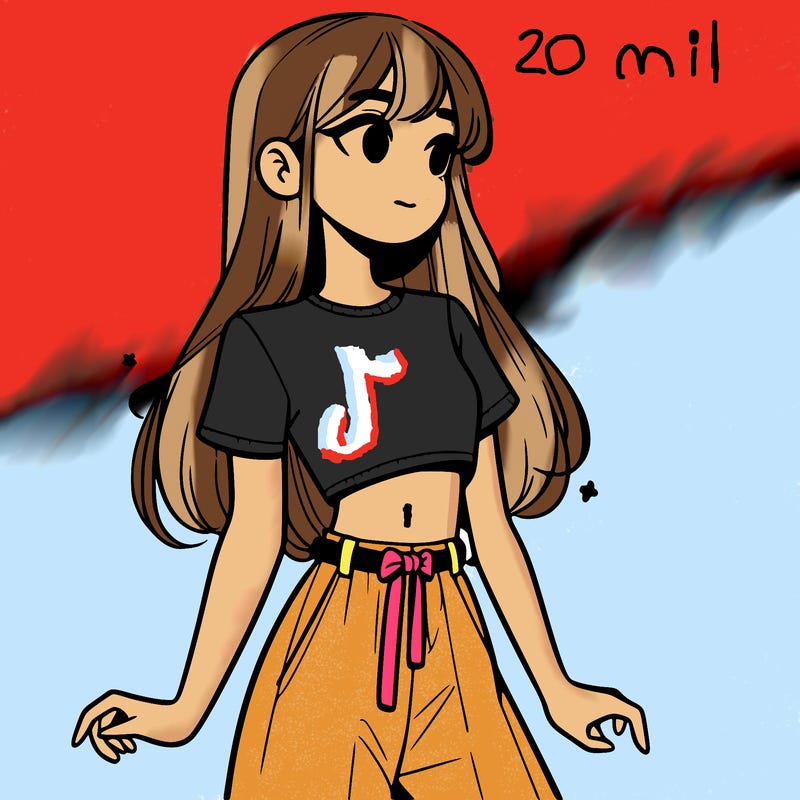 girl in a cute crop top