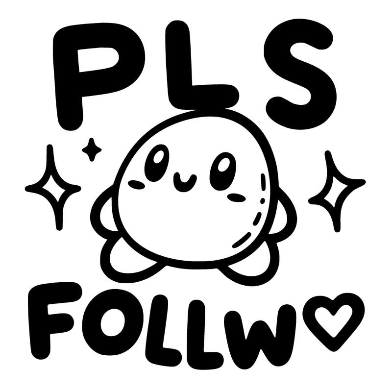 text where it says pls follow❤️