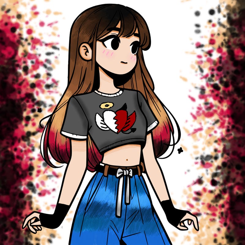 girl in a cute crop top