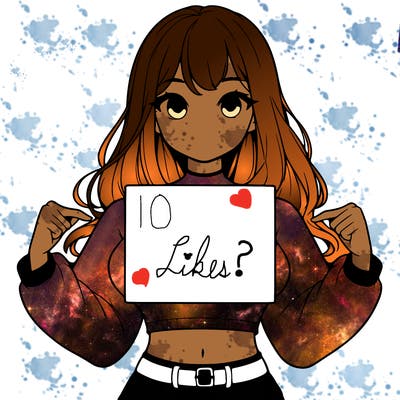 girl holding a blank sign in a long sleeve crop top