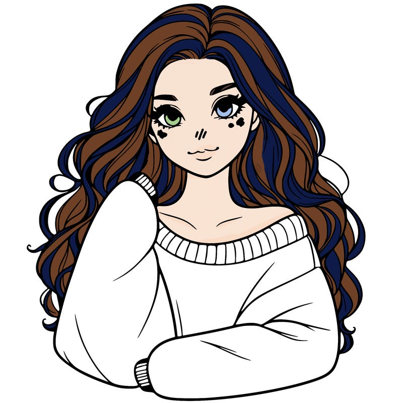 a beautiful girl in a big sweatshirt