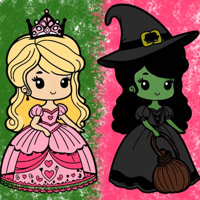 princess as a witch