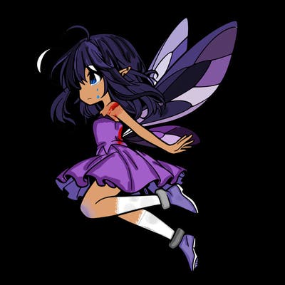 manga fairy flying