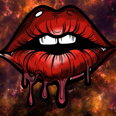 lips that look realistic and drip