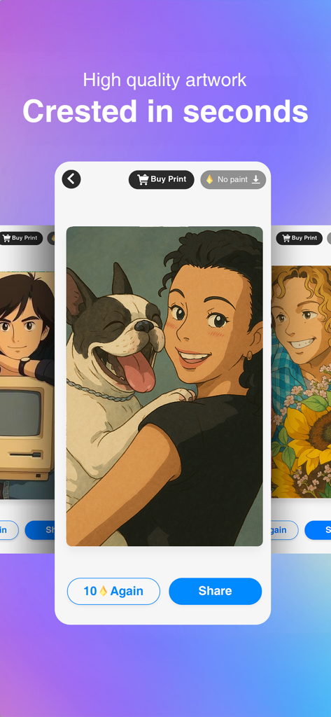 Anime AI - Um retrato de alta qualidade em estilo anime de uma mulher e seu cachorro criado com o Anime AI