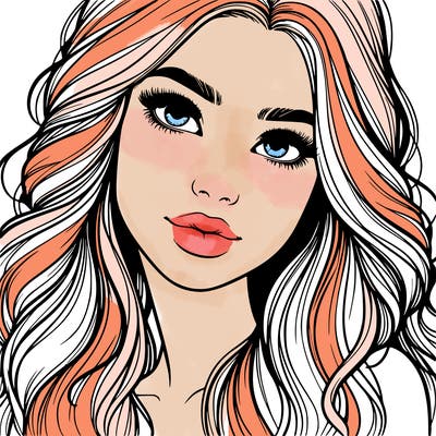 beautiful realistic girl