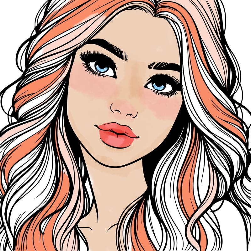 beautiful realistic girl