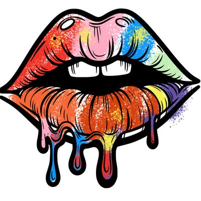 lips that look realistic and drip