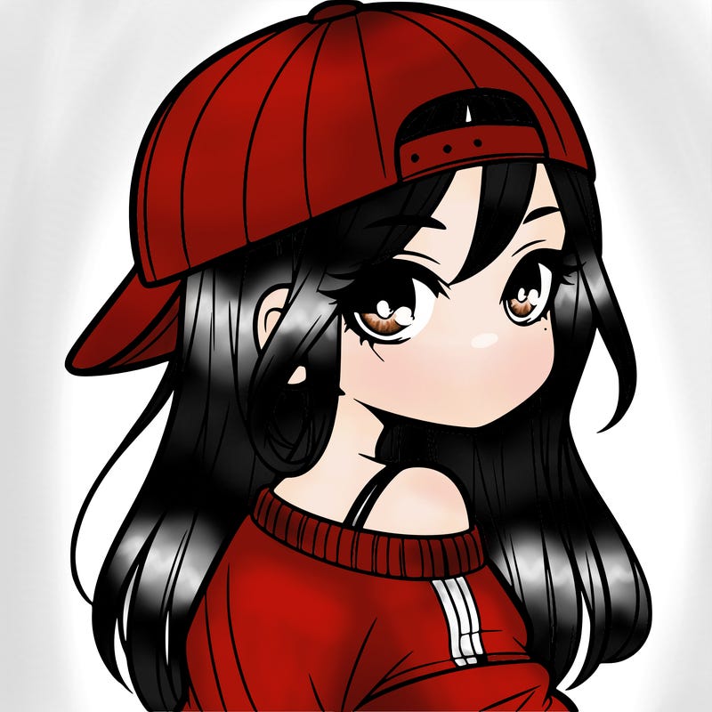 girl with a backward hat on