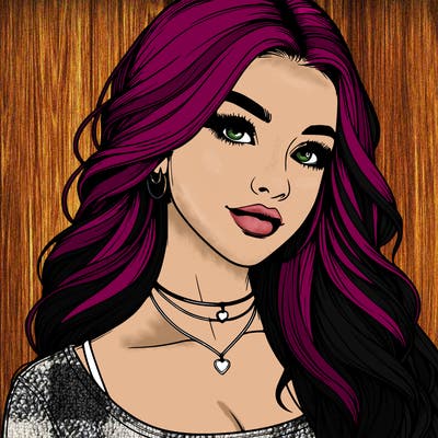 detailed realistic girl
