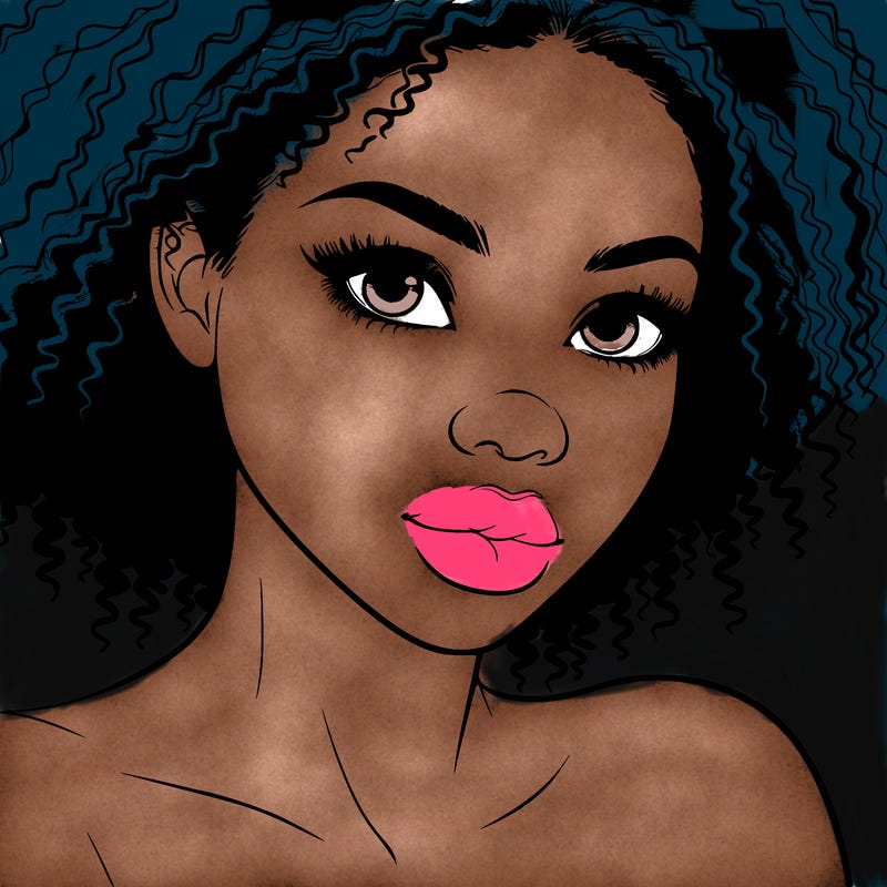 realistic black girl
