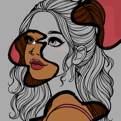 beautiful realistic girl