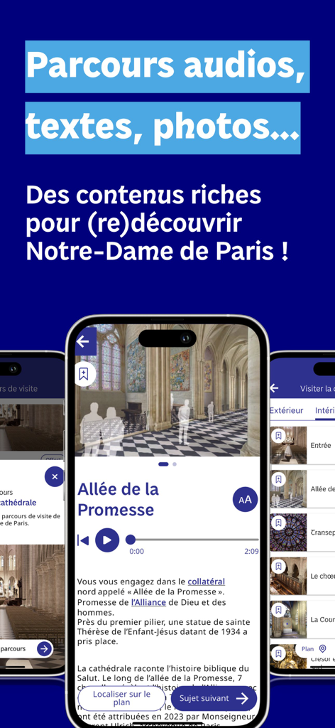 Cathédrale Notre-Dame de Paris - Official Notre Dame de Paris mobile app featuring audio tours and historical information