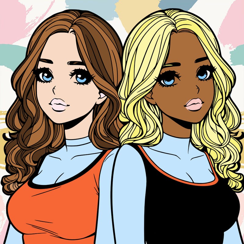 realistic twin sisters