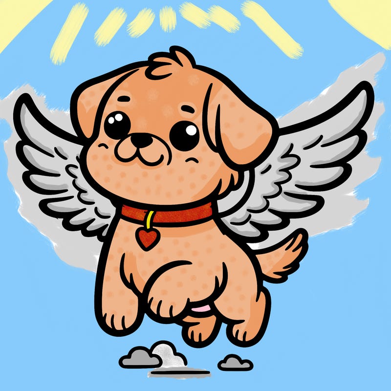 dog with wings