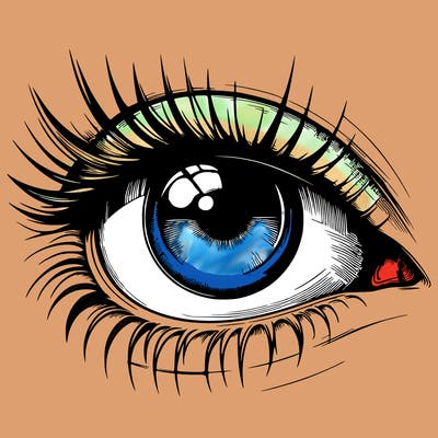 realistic eye