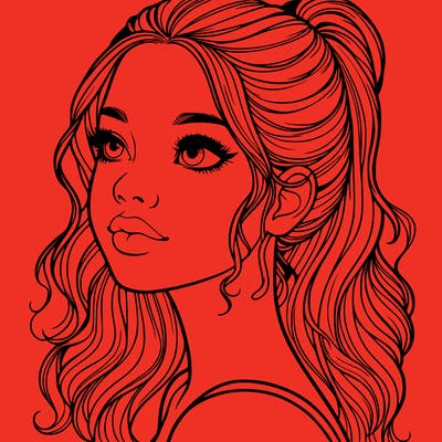 beautiful realistic girl