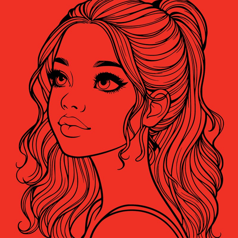 beautiful realistic girl