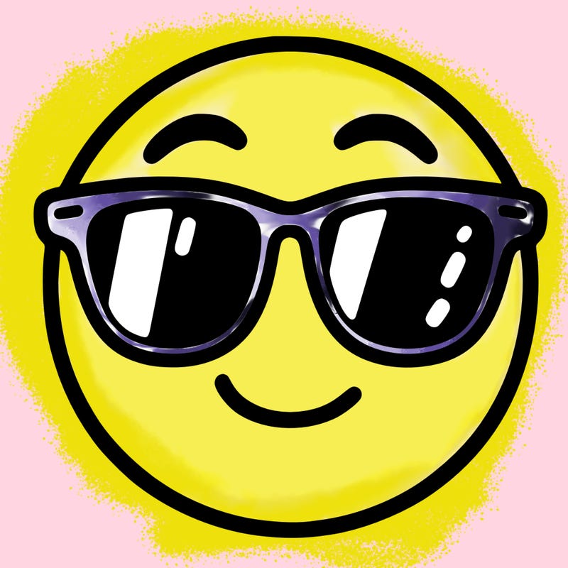 emoji with sunglasses