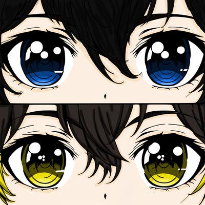 anime eyes