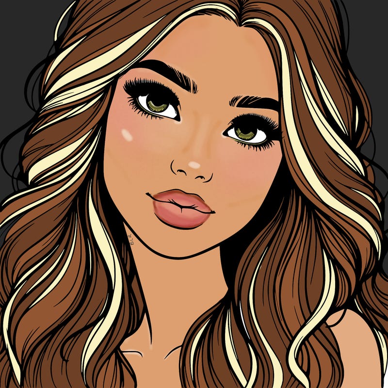 beautiful realistic girl