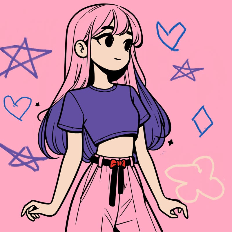 girl in a cute crop top