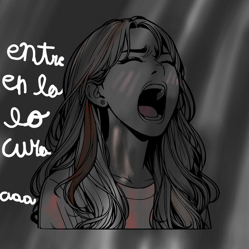 screaming realistic, girl