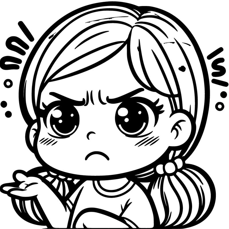 an annoyed and disgusted girl