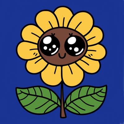 flower with eyes