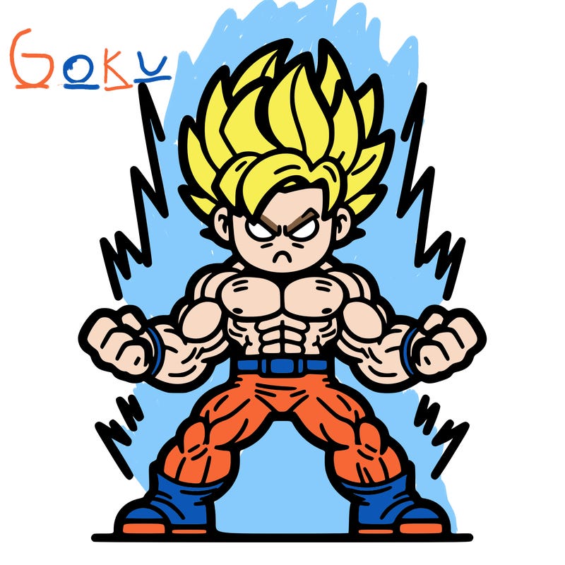 goku going super saiyan3