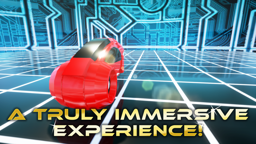 LightBike 2 - A red futuristic bike in a neon 3D cyber arena from LightBike 2